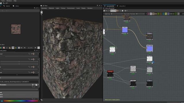 Substance Designer - Setting up Height Map / Tessellation in 3D View смотреть онлайн