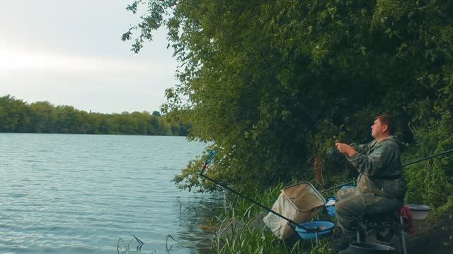 Ловля подлещика на реке Быстрая Сосна. Поклевки онлайн! смотреть онлайн