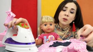 Как Мама: сгорело платье Беби Бон! Мама и дочка в видео для девочек