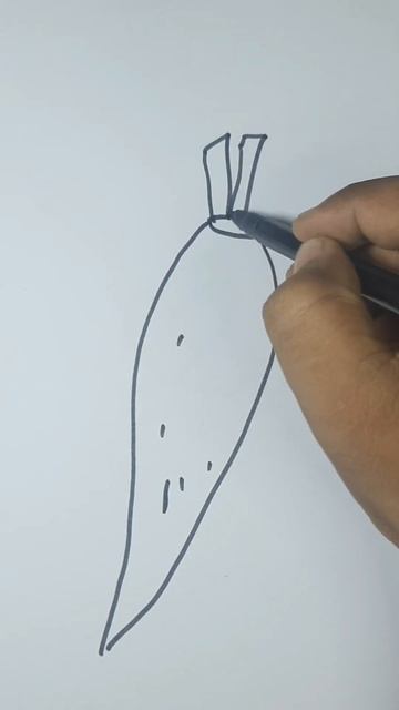 How to draw radish #radish #radishdraw #shorts смотреть онлайн