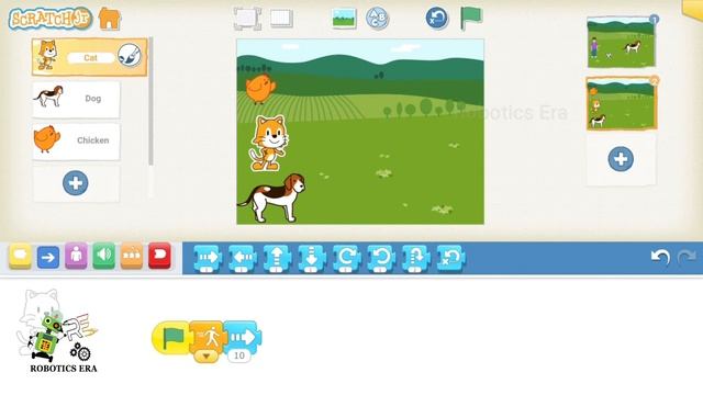 Tutorial 14 I Scratch Jr : How to Copy Codes? I Copy Scripts I Fast Coding I Robotics Era смотреть онлайн
