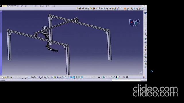 CATIA V5 simulation CAD Product 2022 ( ADVANCED CRANES WITH ROBOTIC ARM ) - 2 смотреть онлайн