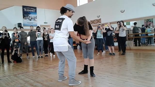 Демо под счет Вращения и Алсу танец Zouk Вакко и Маша 19-20 марта | BreStarDance 2016 смотреть онлайн