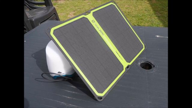 chargeur solaire Goal zero Nomad 14 plus - test juin 2019 смотреть онлайн
