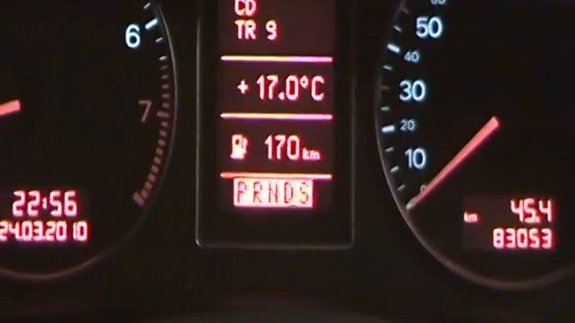 Audi A4 B7 Multitronic PRNDS flashing смотреть онлайн