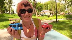 Маша и Вспыш, Тайо, Молния Маквин! Видео про машинки