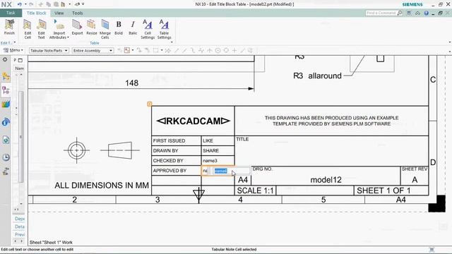 Add bill of material (BOM) and Edit bill of material IN NX 10.0 смотреть онлайн