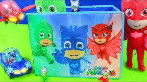 Игрушечные машинки героев в пижамах Кэтбоя, Гекко, Алетт и Ромео для детей