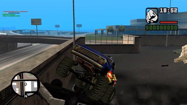 Давлю машины монстр траком в ГТА Сан Андреас! (MTA Map Editor) | Monster Truck Show In Gta SA