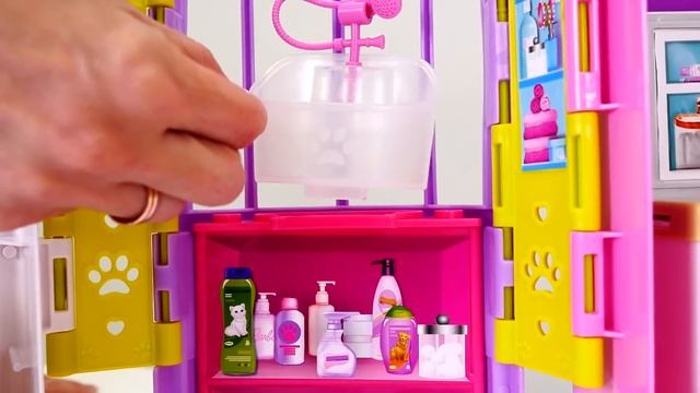 Барби и Маша открывают ветеринарную клинику - Видео для девочек смотреть онлайн