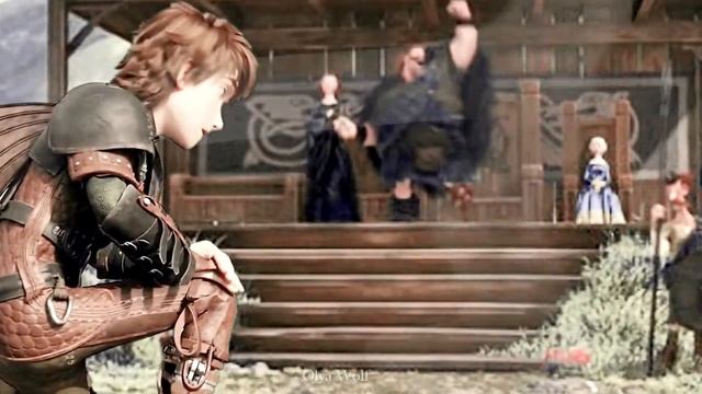 [HTTYD] hiccup + astrid || иккинг и астрид - золотыми рыбками. смотреть онлайн