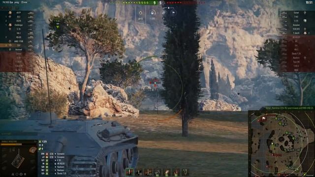 Т37 - Легкий Танк Выиграл Игру В Одиночку. 2800 Урона. World of Tanks смотреть онлайн