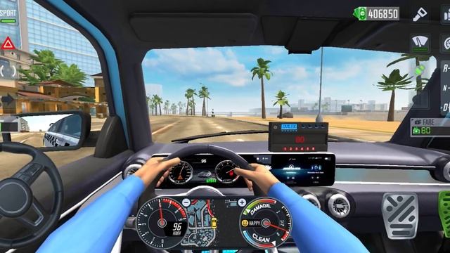 Taxi Simulator Evaluation 2024 - Bugatti & Ferrari F8i Car Driving - Android Driving Sim Game #30 смотреть онлайн
