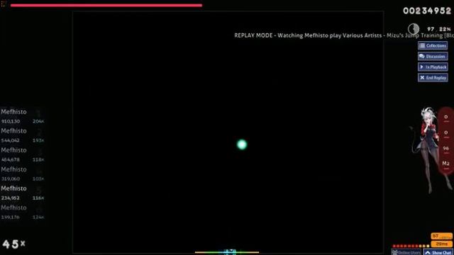 Osu! Godmode on Bloody Kiss Slider Jump смотреть онлайн