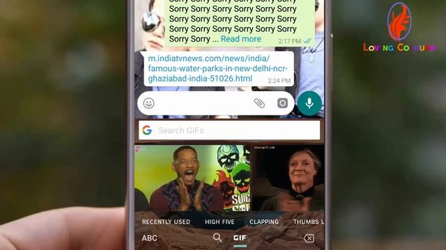 Whatsapp New Feature You Will Love It | How To Send GIF Without App | Gboard - the Google Keyboard смотреть онлайн