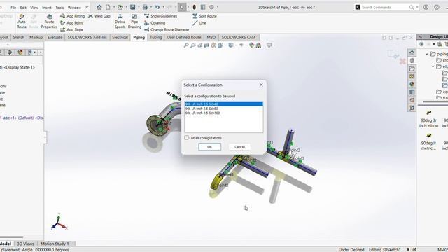 "SOLIDWORKS Piping Routing Made Easy: 📐💻 #SOLIDWORKSDesign #PipingRoutingTutorial #CADMastery" смотреть онлайн
