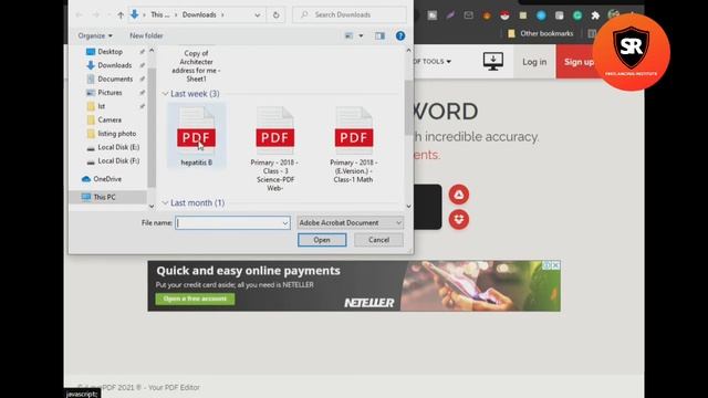 PDF To Word(Doc) Converter Bangla Tutorial.  #PDFtoWORD  #SRFreelancingInstitute  #pdftowordonline