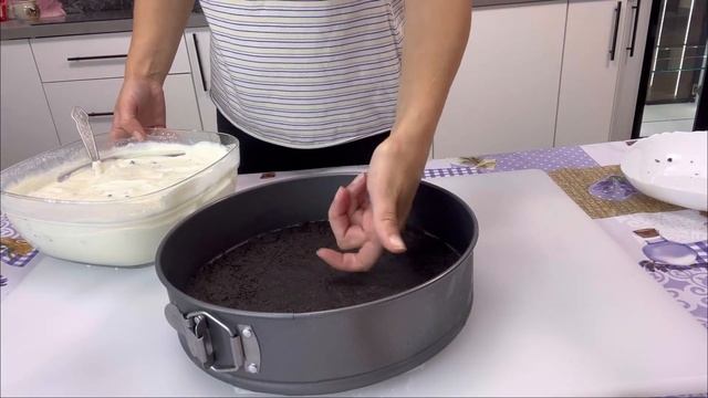 Чизкейк с малиной и печеньем орео, очень вкусно, быстро и полезно 😋 смотреть онлайн