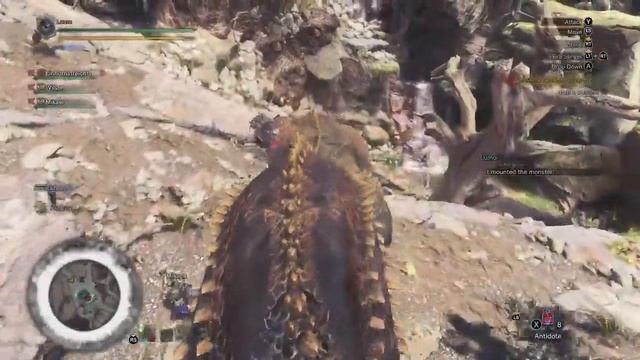 Professional gamer mounts monster - Monster Hunter World смотреть онлайн