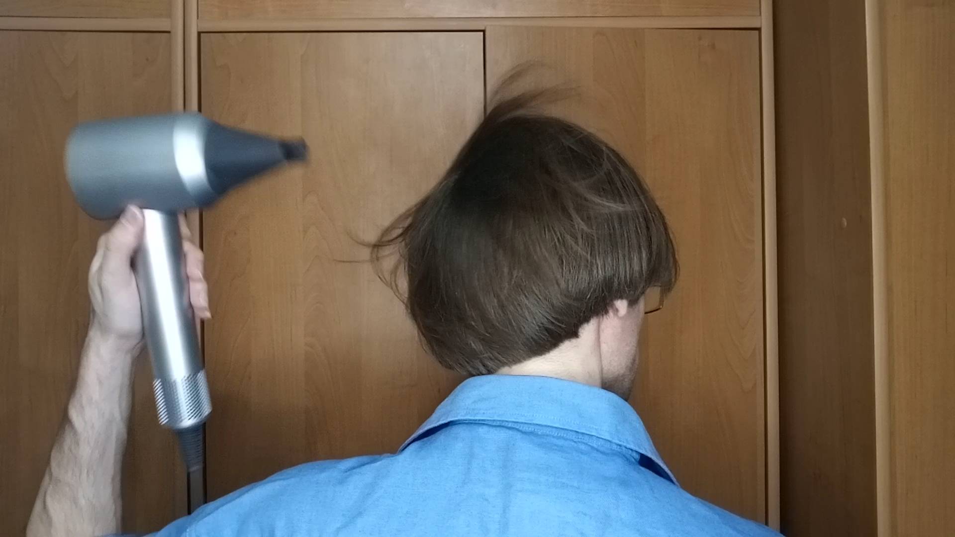 Фен SenCiciMen Super hair dryer HD-08. Сушка волос с помощью разглаживающей насадки смотреть онлайн