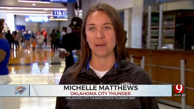 Oklahoma City Hosts Thunder Fest For Fans смотреть онлайн
