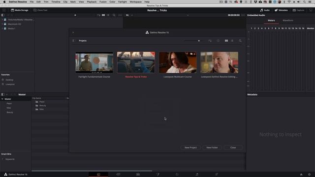 QuickTip DaVinci Resolve: Dynamic Project Switching