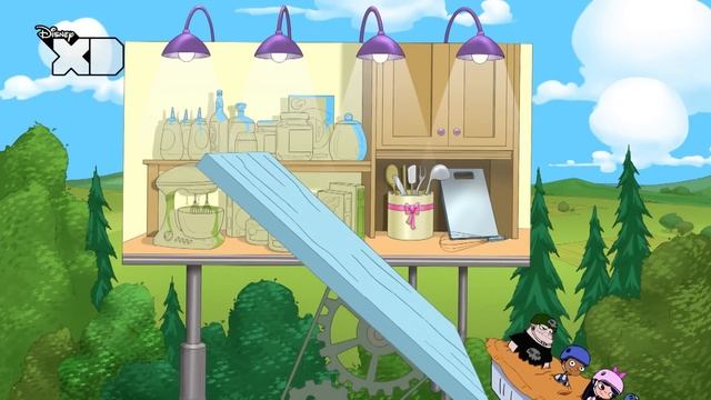Phineas and Ferb - No One I'd Rather Go Nowhere With Song - Official Disney XD UK HD смотреть онлайн
