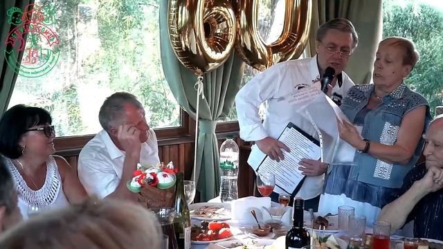 🎥 Видеосъемка юбилея. Юбилей 60 лет. Ресторан Риони Киев 🍷 смотреть онлайн