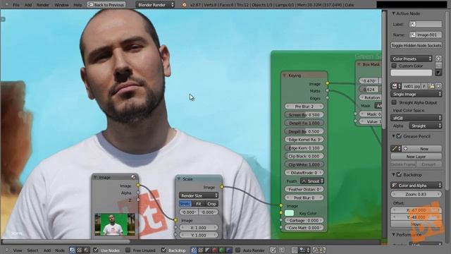 Green Screen Removal & LightWrapp with Blender смотреть онлайн