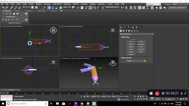 Gun Tutorial in 3ds Max - Part 2 смотреть онлайн