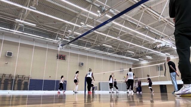 Женский волейбол команда Рязановское Победа и выход в финал 25 ноября 2023 1 партия