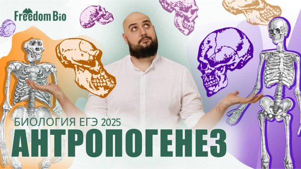 ТЕОРИИ ПРОИСХОЖДЕНИЯ ЖИЗНИ + АНТРОПОГЕНЕЗ |Эволюция| ЕГЭ БИОЛОГИЯ 2025|Freedom|