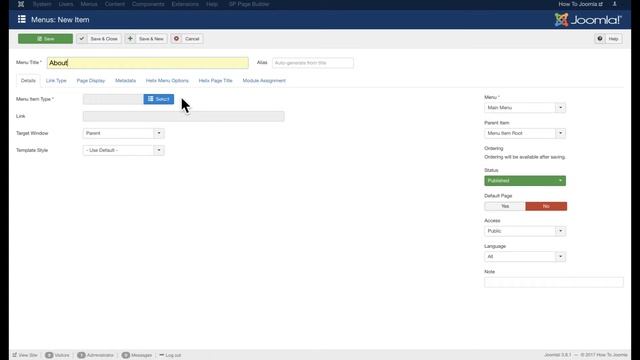 Add About Page Using SP Page Builder 2 Template in Joomla 3 смотреть онлайн