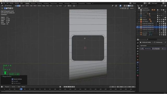 Blender Detailed Modeling Course, Part 8: Sub Panels смотреть онлайн