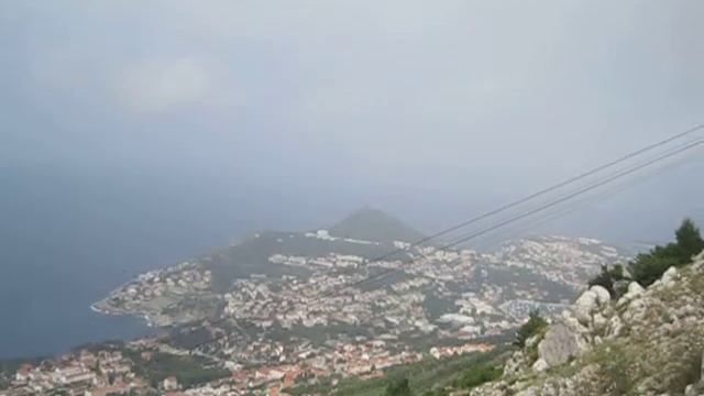 Dubrovnik Croatia from a Mountain смотреть онлайн