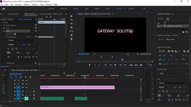 How to Create Text Writer Effect in Premiere Pro | Hindi | Gateway Solutions смотреть онлайн
