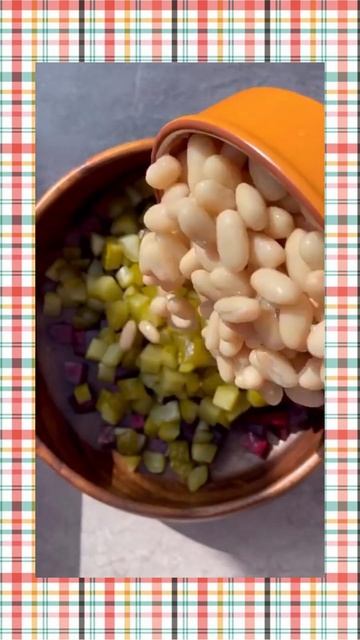 BEETROOT SALAD WITH PICKLES AND BEANS (Ingredients And Method In Description Below)  #shorts