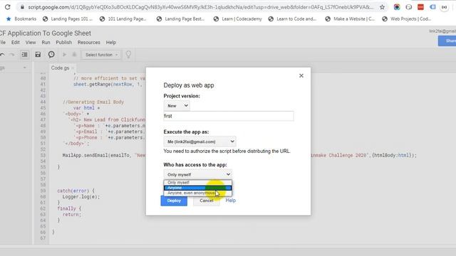 Clickfunnels Form Data To Google Sheet with custom coding смотреть онлайн