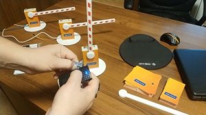 Мини ШЛАГБАУМ (Для проверки и демонстрации работы пультов и плат управления)