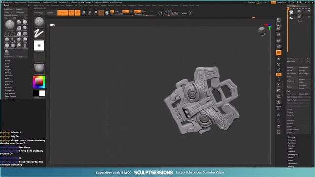 Crafting Zelda Mask: Zbrush Modelling & Marmoset Rendering смотреть онлайн