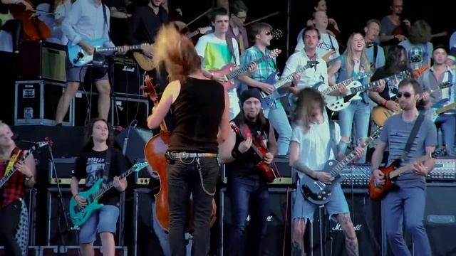 Фестиваль Вдохновение 2016 Apocalyptica концерт флешмоб на День музыки смотреть онлайн