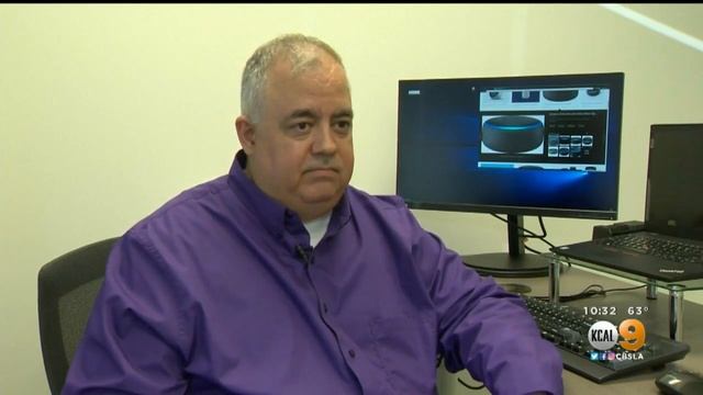 CBS interviews Todd Plesco on Amazon Voice Controlled Privacy Concerns смотреть онлайн