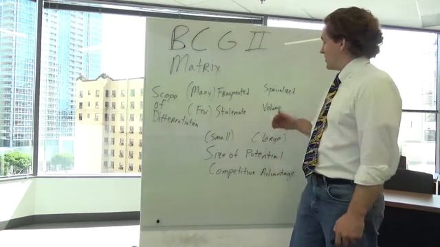 The Strategic Environments Matrix (the BCG II Matrix) смотреть онлайн