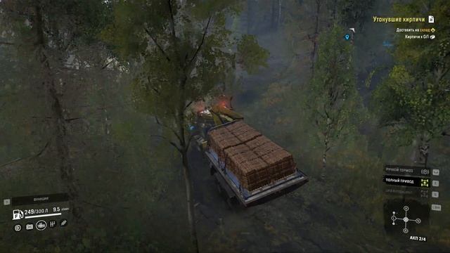 SnowRunner. Таймыр, болота. Упавшие кирпичи # 3. Без комментариев! смотреть онлайн