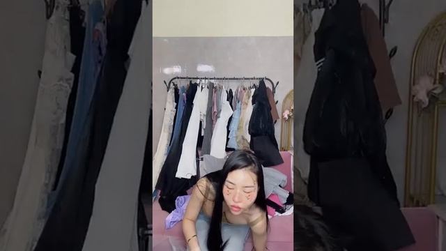 Try On Haul Online Shopping Transparent Summer Dress Collection 2024 live jualan baju смотреть онлайн