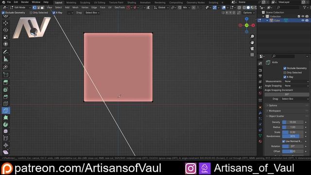 Knife tool tricks and tips for Blender смотреть онлайн