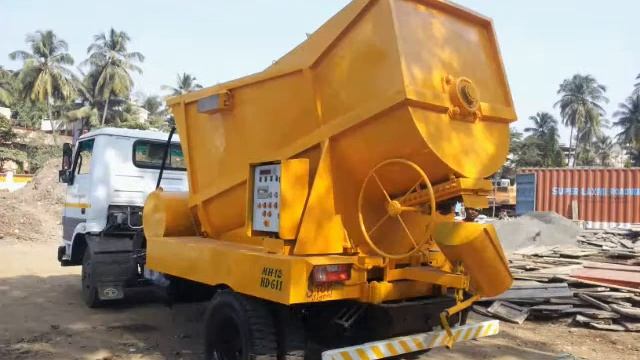 Max-I Mobile Concrete Mixer mounted on Tata 909 смотреть онлайн