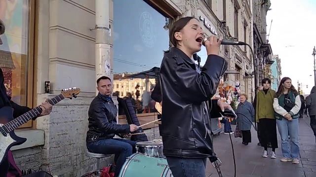 УЛИЧНЫЕ МУЗЫКАНТЫ СПб,КРИСТИНА,19.05.23. смотреть онлайн