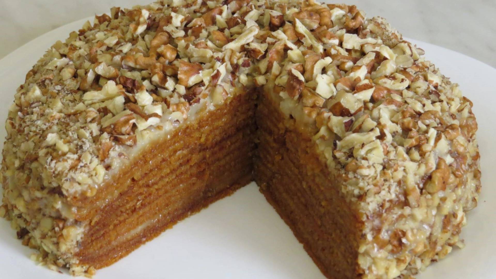 БЕЗ ДУХОВКИ Торт МЕДОВИК НАЛИВНОЙ ПОСТНЫЙ! МОЙ НОВЫЙ РЕЦЕПТ! WITHOUT AN OVEN, the HONEY cake is LEAN смотреть онлайн