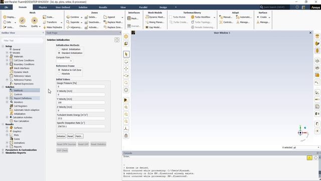 Moving Mesh Fluent Training Package - ANSYS смотреть онлайн
